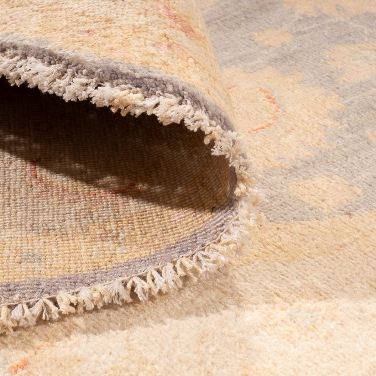 Tapis Ziegler ronde  - 146 x 146 cm - bleu de mer