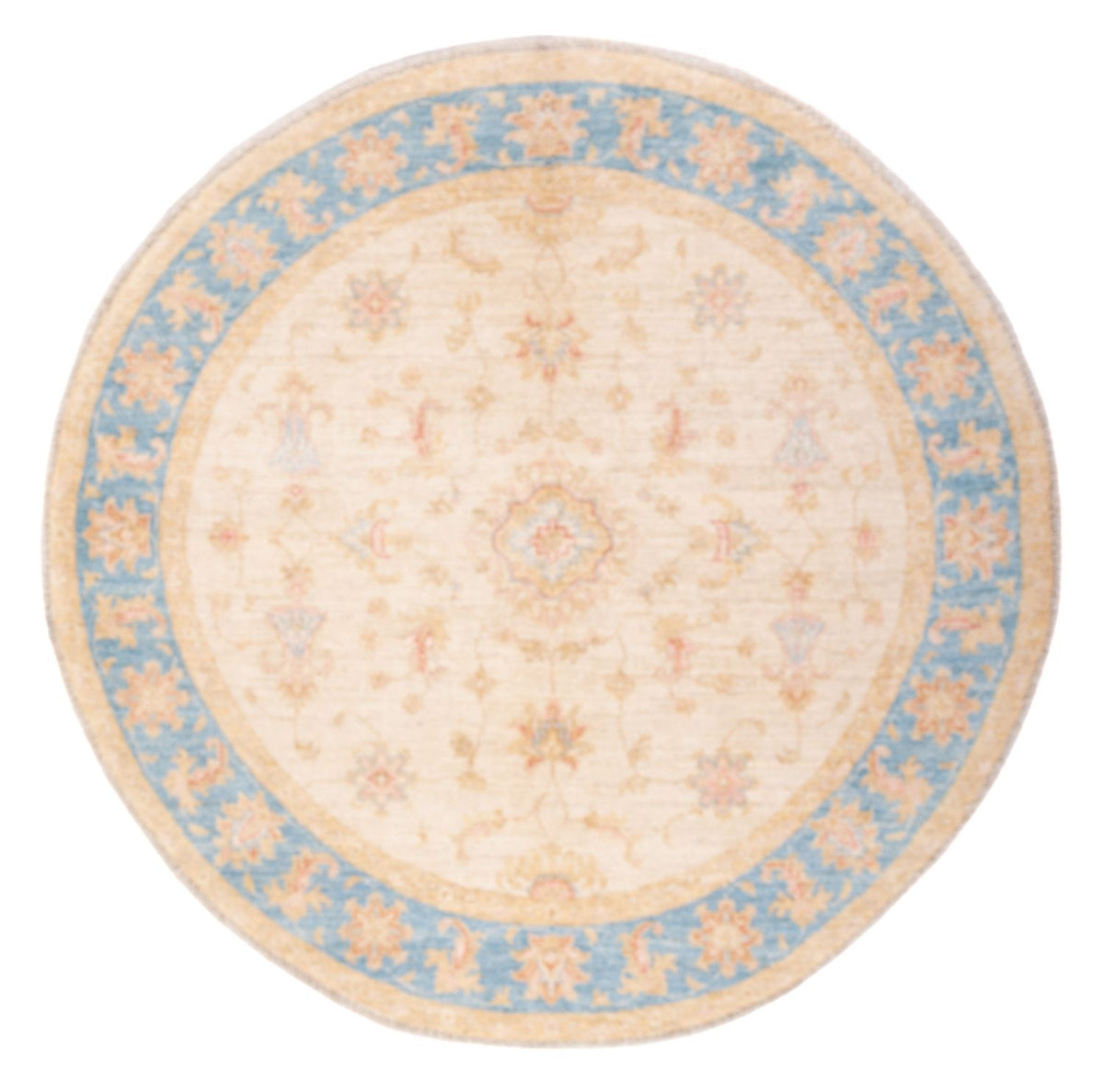 Tapis Ziegler ronde  - 147 x 145 cm - beige