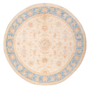 Tapis Ziegler ronde  - 147 x 145 cm - beige