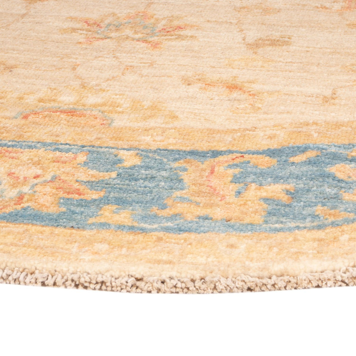 Tapis Ziegler ronde  - 152 x 146 cm - beige