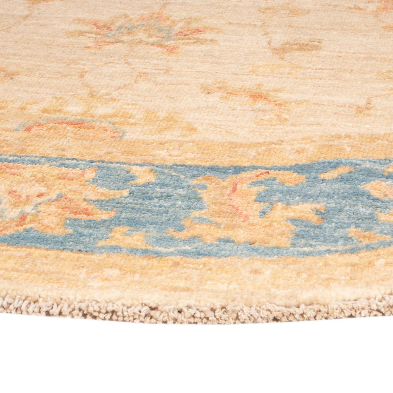 Tapis Ziegler ronde  - 152 x 146 cm - beige