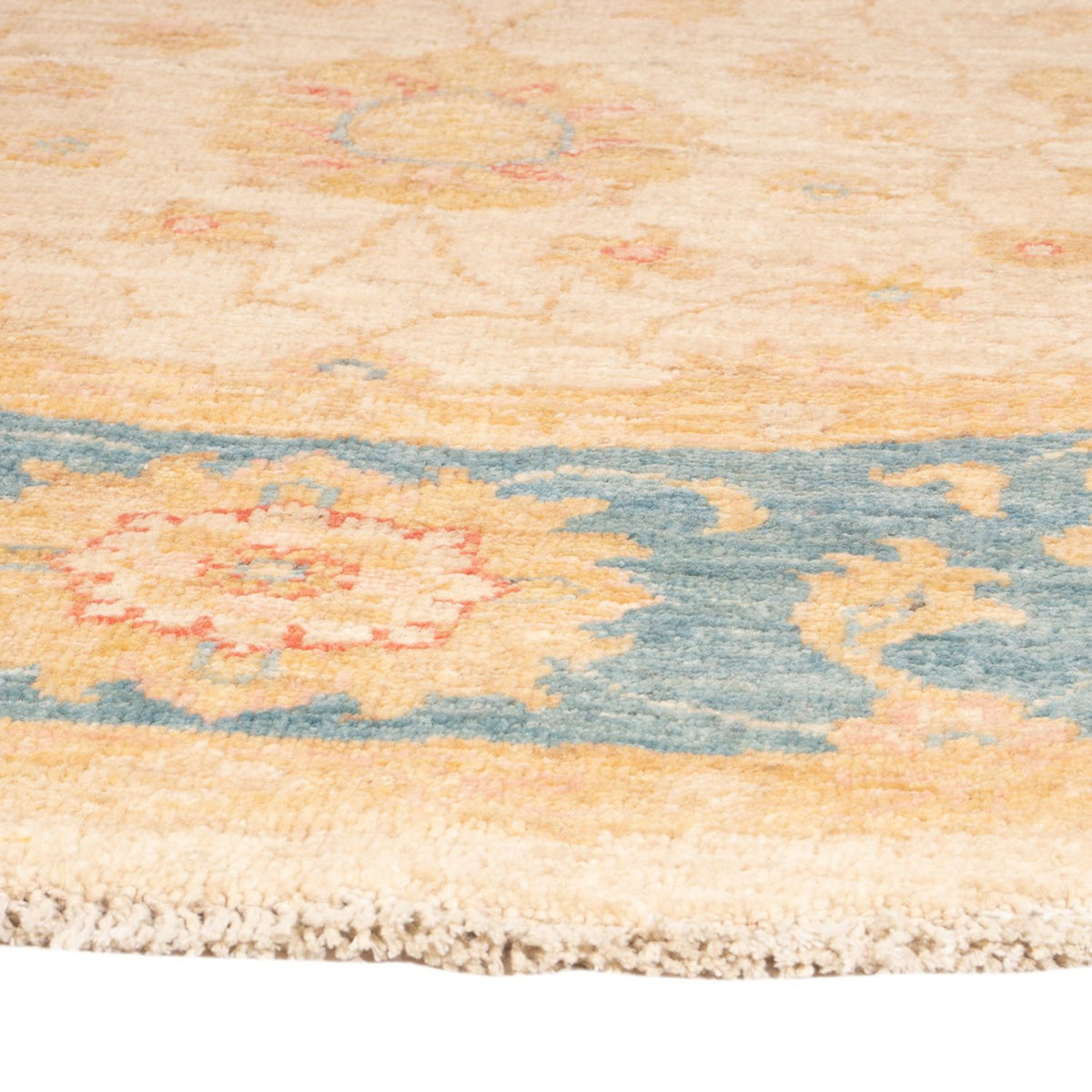 Tapis Ziegler ronde  - 149 x 147 cm - beige