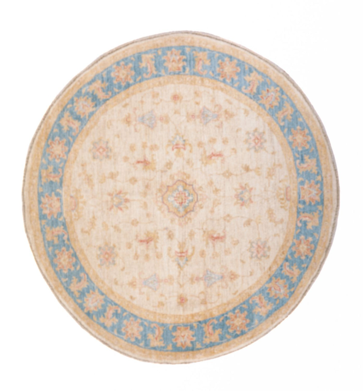 Tapis Ziegler ronde  - 148 x 147 cm - beige