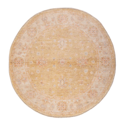 Tapis Ziegler ronde  - 150 x 146 cm - beige clair