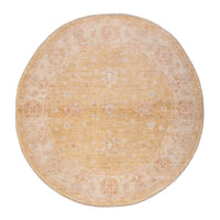 Tapis Ziegler ronde  - 150 x 146 cm - beige clair