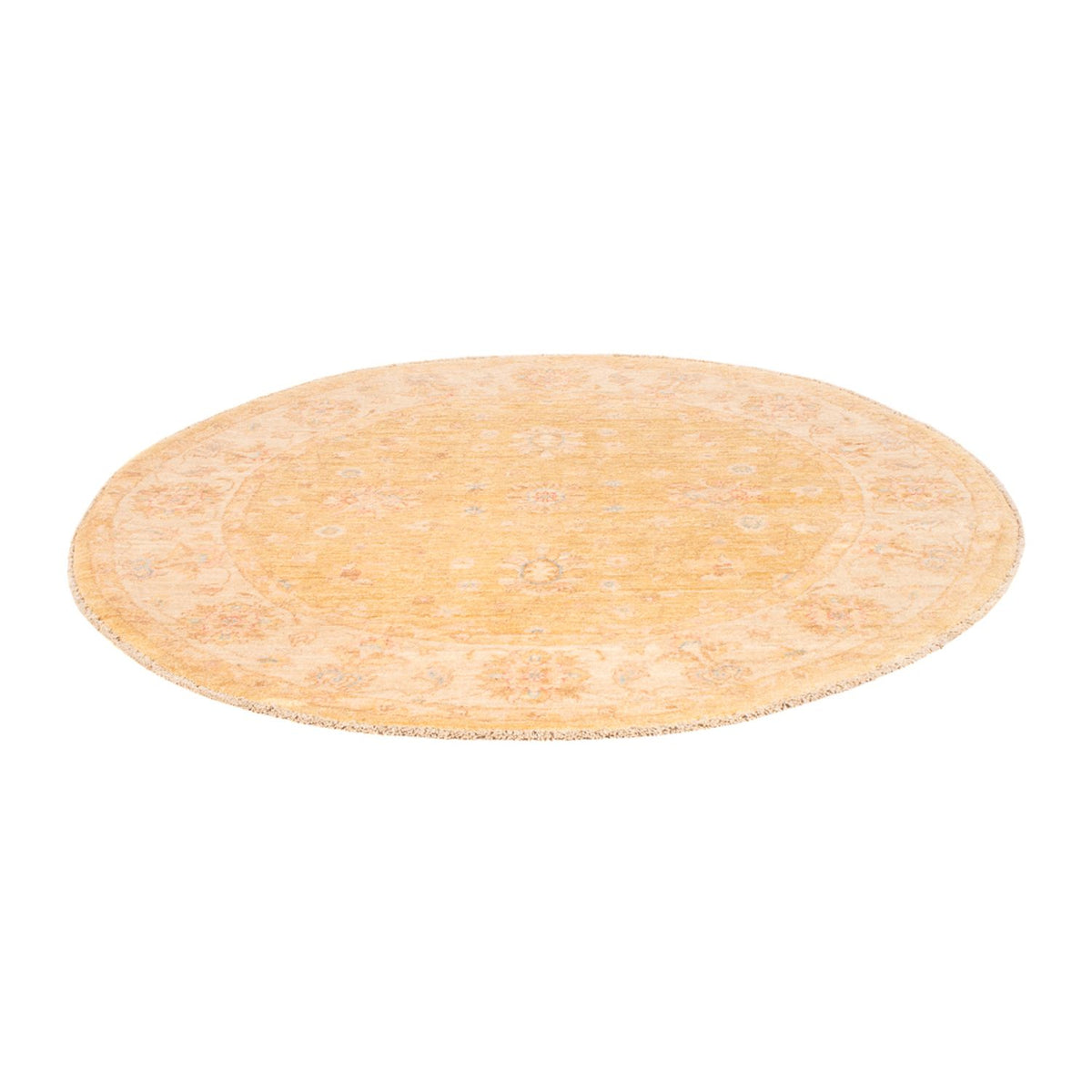 Tapis Ziegler ronde  - 150 x 146 cm - beige clair