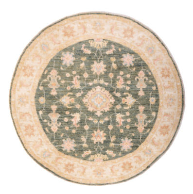 Tapis Ziegler ronde  - 154 x 150 cm - vert