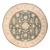 Tapis Ziegler ronde  - 154 x 150 cm - vert