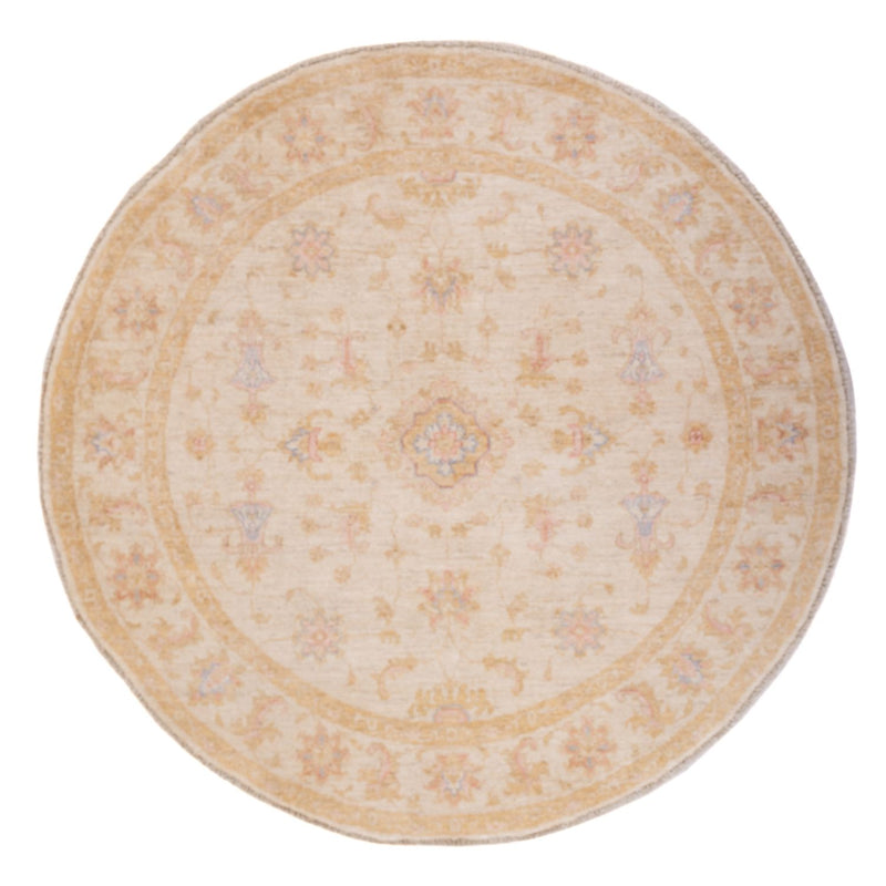 Tapis Ziegler ronde  - 150 x 147 cm - beige