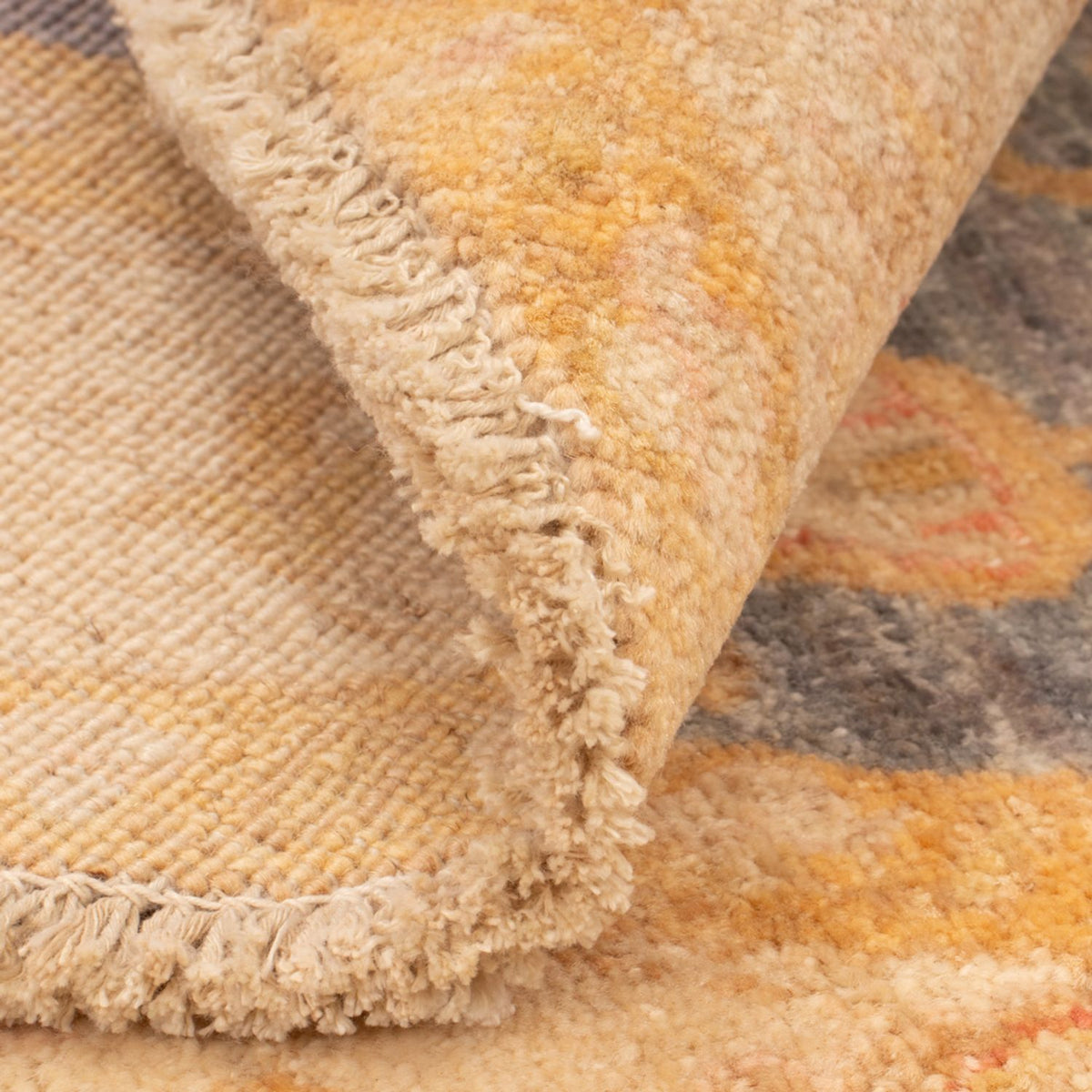 Tapis Ziegler ronde  - 92 x 96 cm - beige