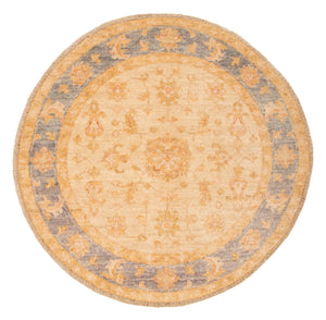 Tapis Ziegler ronde  - 94 x 97 cm - beige