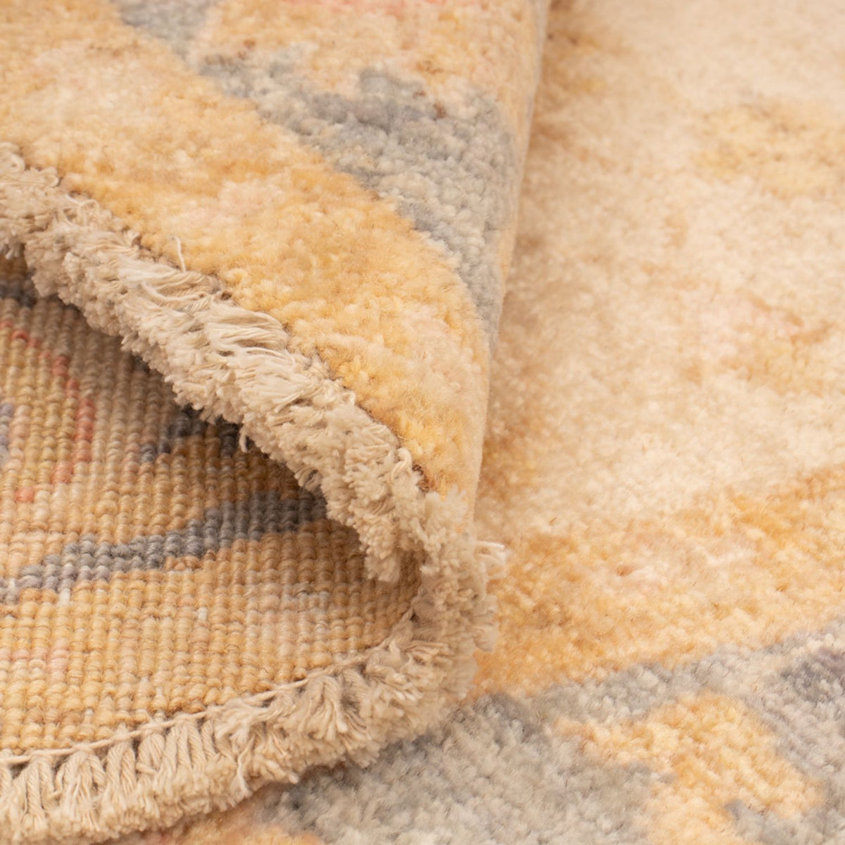 Tapis Ziegler ronde  - 94 x 97 cm - beige