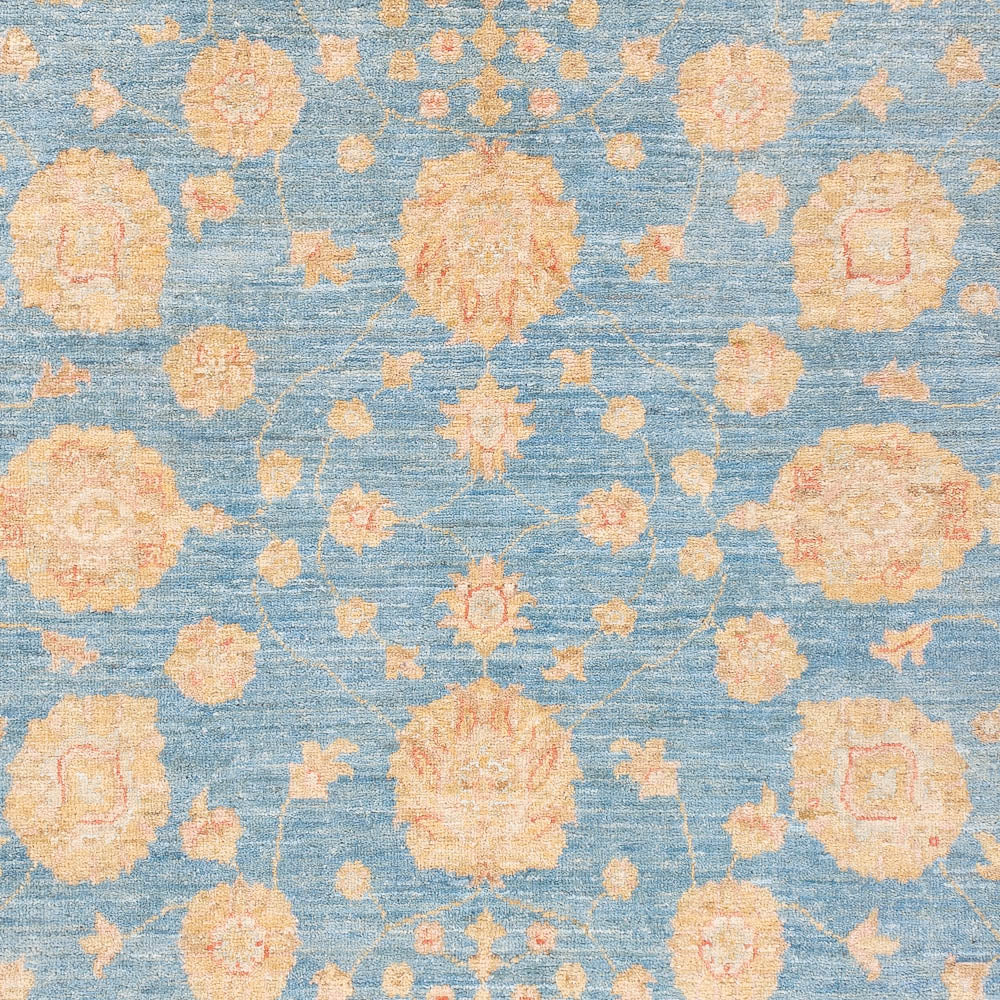 Tapis Ziegler - 202 x 148 cm - bleu