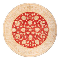 Tapis Ziegler ronde  - 204 x 199 cm - rouge