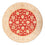 Tapis Ziegler ronde  - 204 x 199 cm - rouge