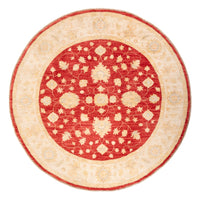 Tapis Ziegler ronde  - 200 x 194 cm - rouge