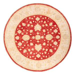 Tapis Ziegler ronde  - 200 x 194 cm - rouge