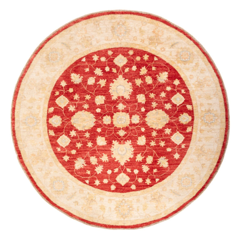 Tapis Ziegler ronde  - 200 x 194 cm - rouge