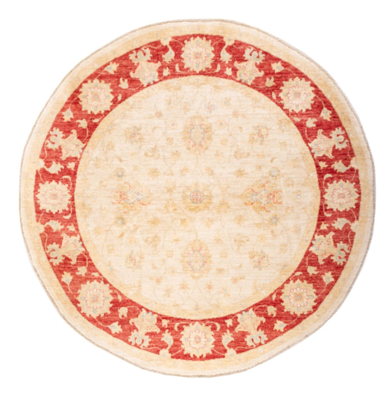Tapis Ziegler ronde  - 200 x 178 cm - beige