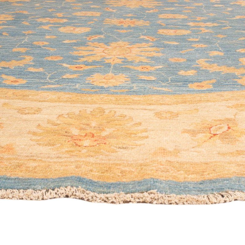 Tapis Ziegler ronde  - 247 x 247 cm - bleu