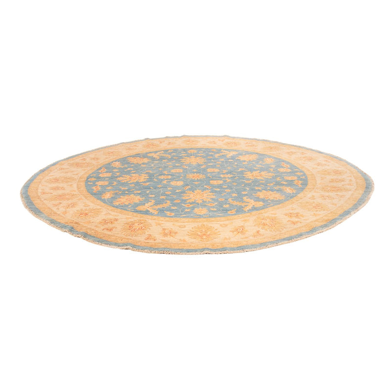 Tapis Ziegler ronde  - 247 x 247 cm - bleu