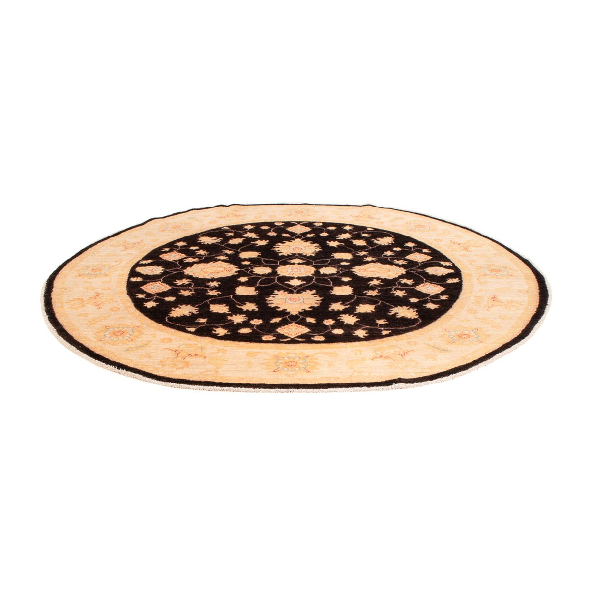 Tapis Ziegler ronde  - 198 x 201 cm - noir