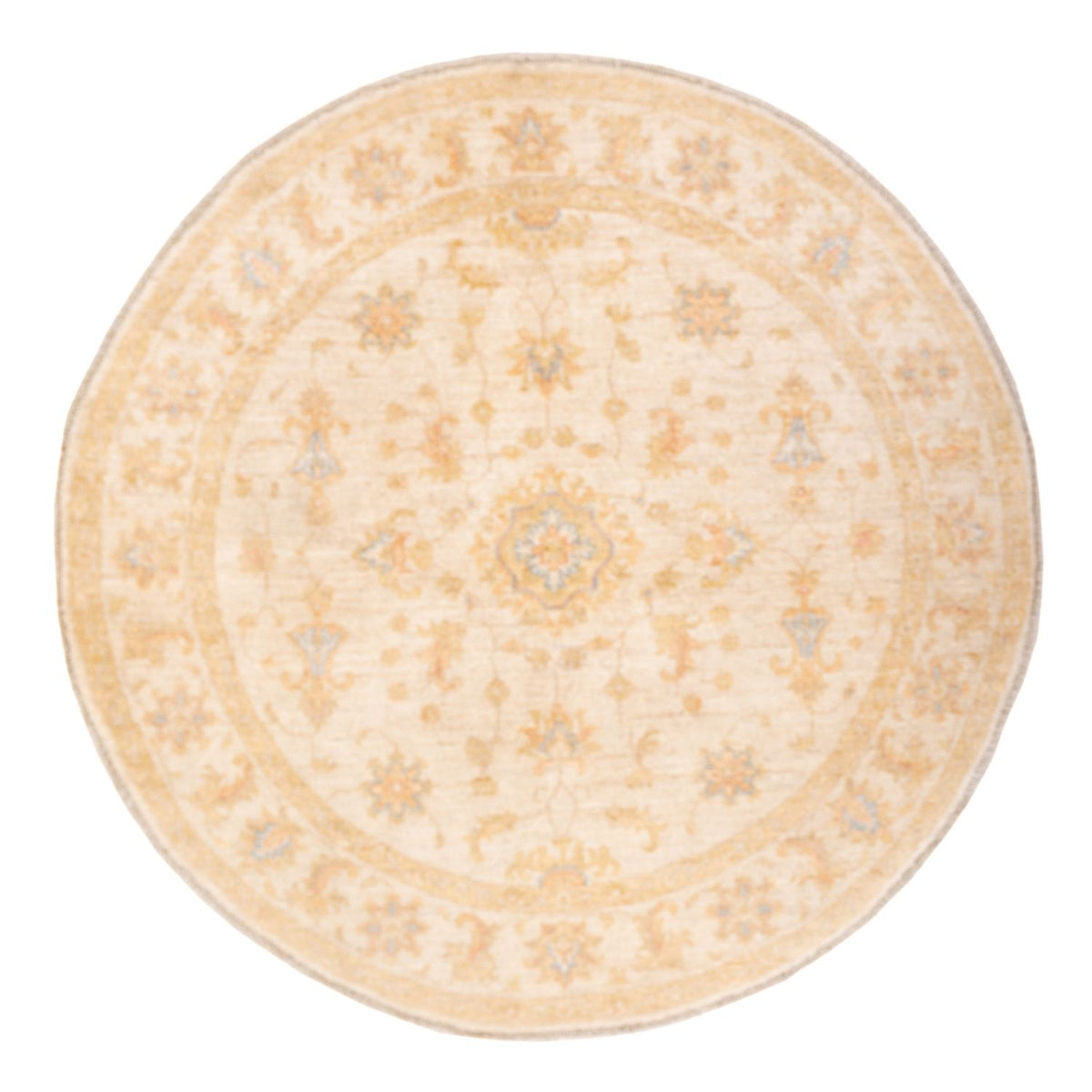 Tapis Ziegler ronde  - 149 x 148 cm - beige