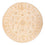 Tapis Ziegler ronde  - 149 x 148 cm - beige