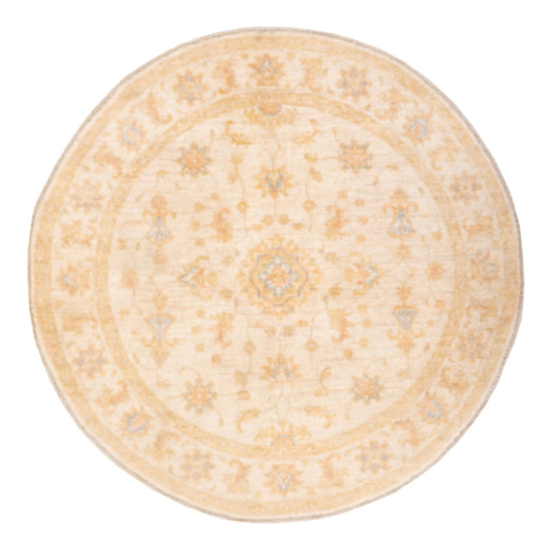 Tapis Ziegler ronde  - 149 x 148 cm - beige