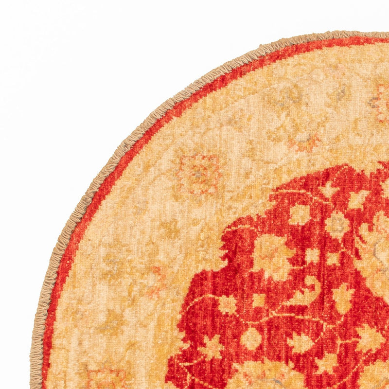 Tapis Ziegler ronde  - 96 x 99 cm - rouge