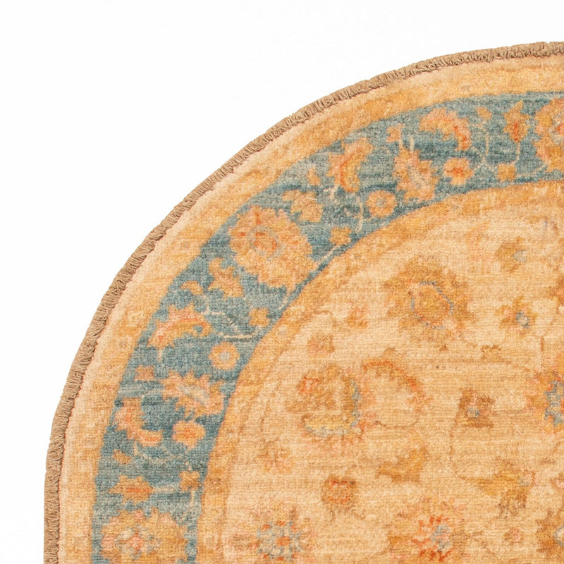 Tapis Ziegler ronde  - 95 x 99 cm - beige
