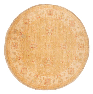 Tapis Ziegler ronde  - 95 x 98 cm - beige