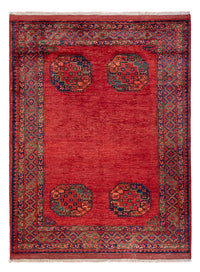 Tapis afghan - Kunduz - 205 x 158 cm - rouge