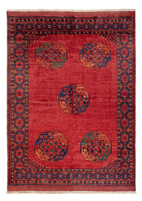 Tapis afghan - Kunduz - 215 x 156 cm - rouge