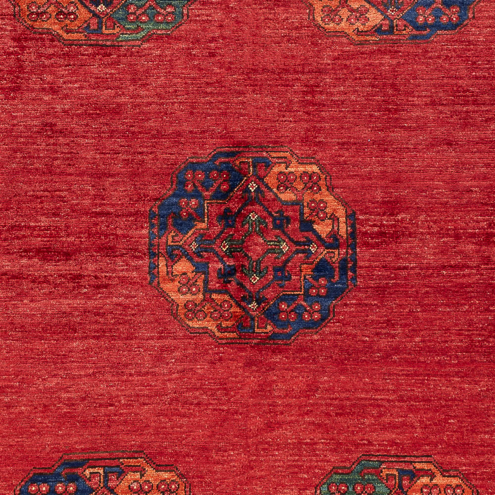 Tapis afghan - Kunduz - 215 x 156 cm - rouge