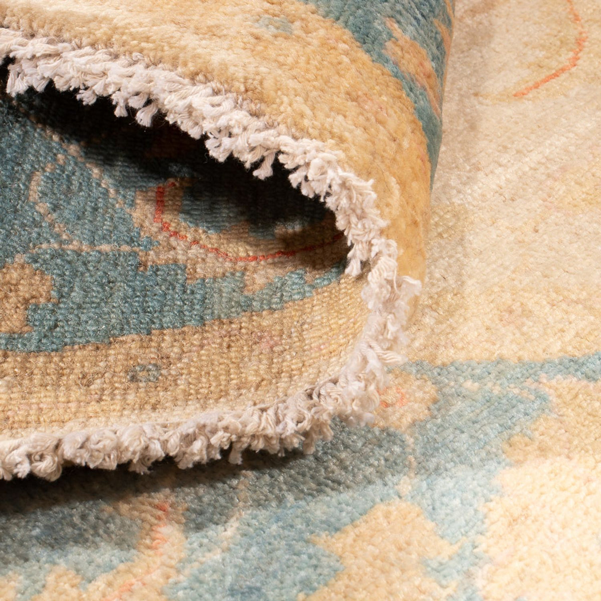 Tapis Ziegler ronde  - 147 x 143 cm - beige