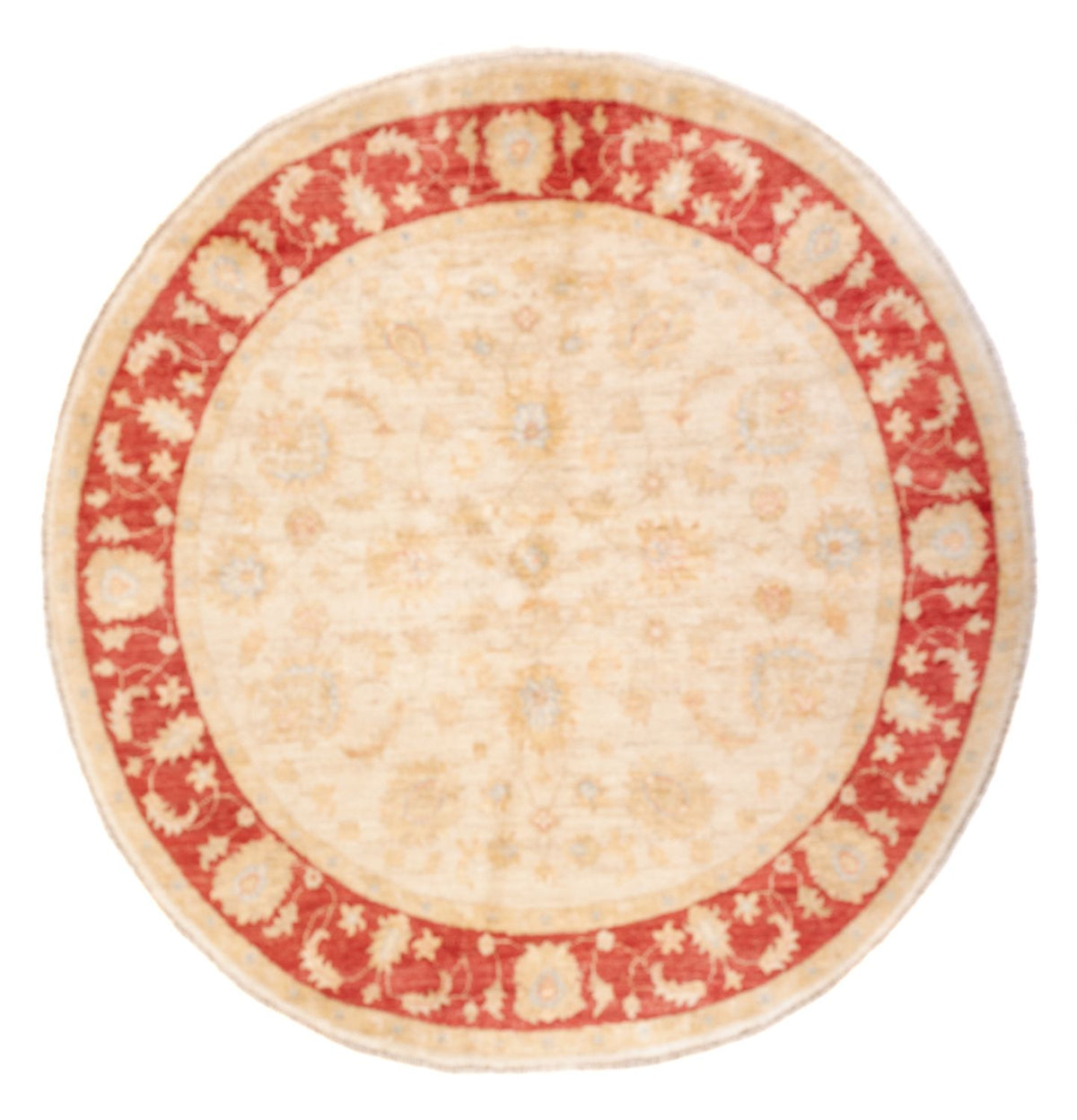 Tapis Ziegler ronde  - 153 x 151 cm - beige