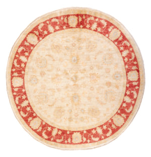 Tapis Ziegler ronde  - 153 x 151 cm - beige