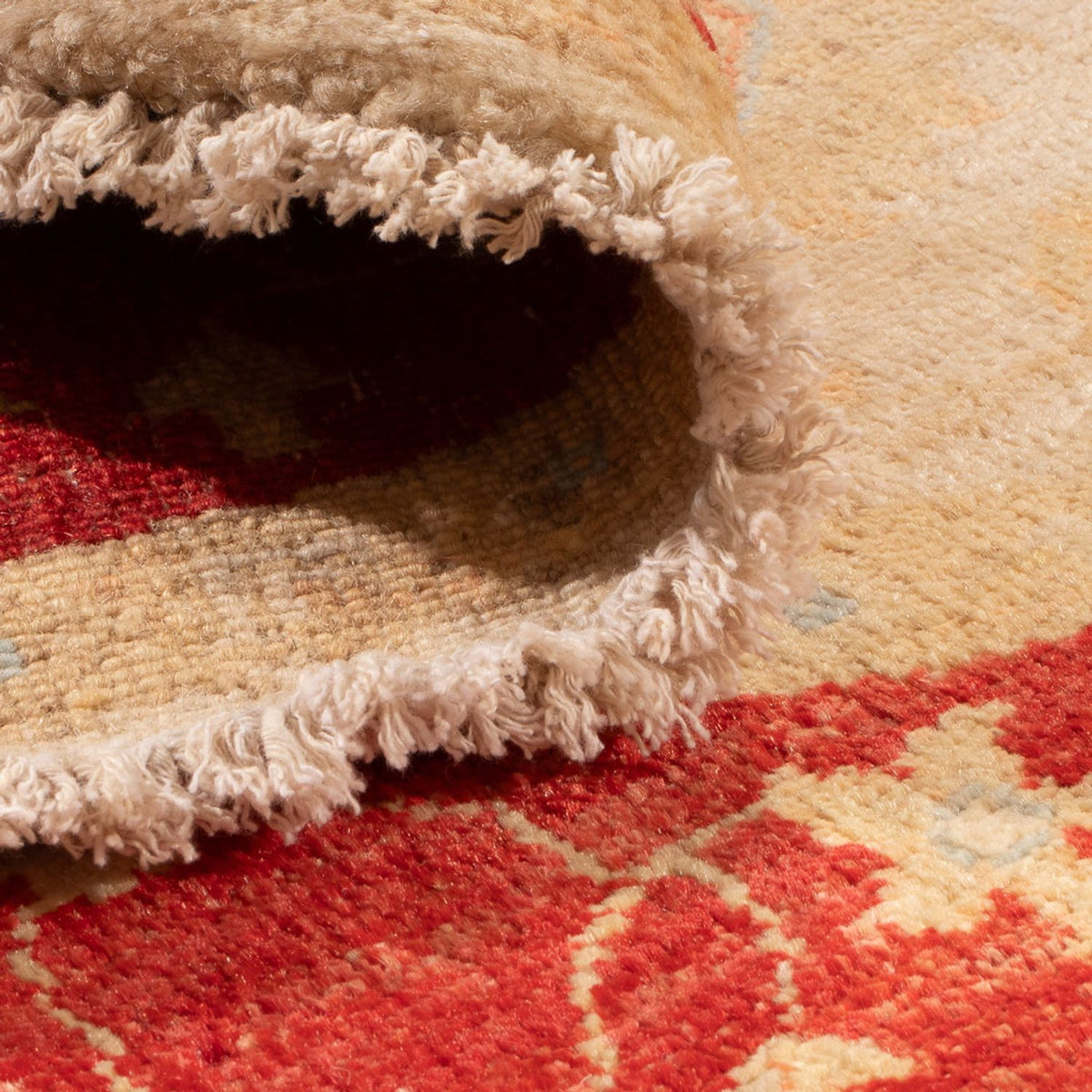 Tapis Ziegler ronde  - 153 x 151 cm - beige