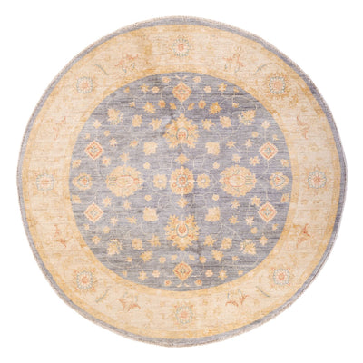 Tapis Ziegler ronde  - 200 x 197 cm - bleu de mer