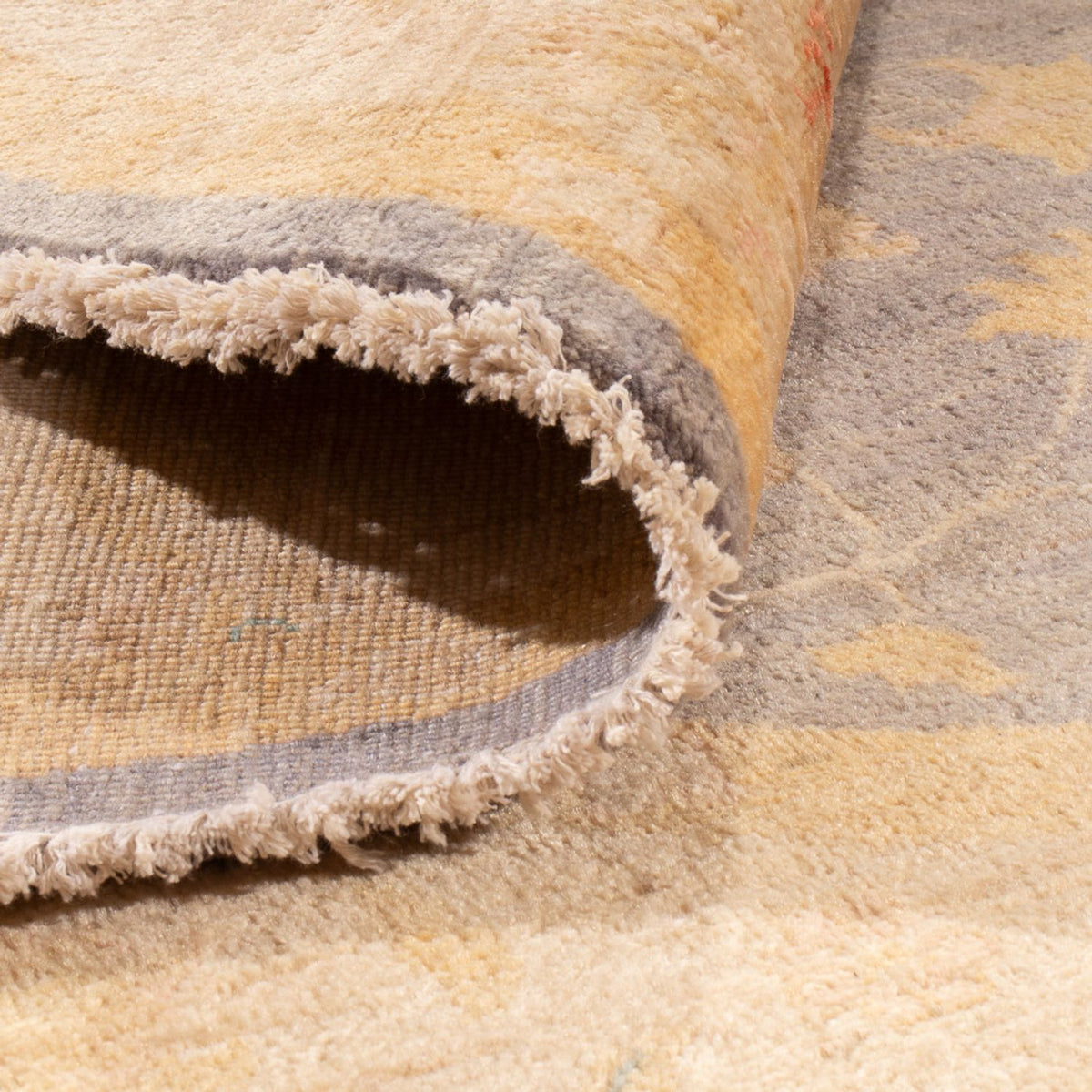 Tapis Ziegler ronde  - 200 x 197 cm - bleu de mer