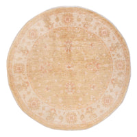 Tapis Ziegler ronde  - 148 x 147 cm - beige clair