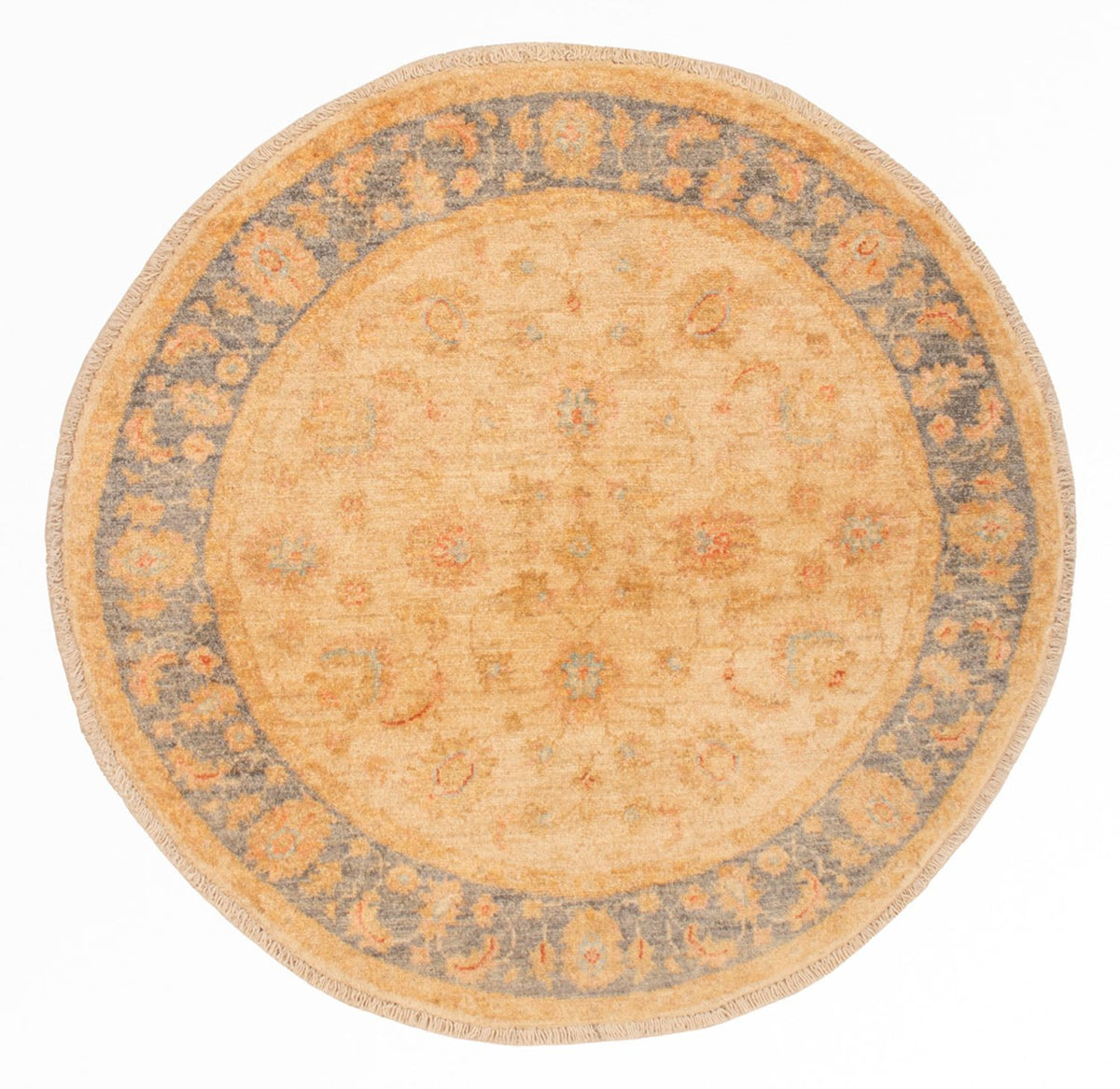 Tapis Ziegler ronde  - 96 x 100 cm - beige