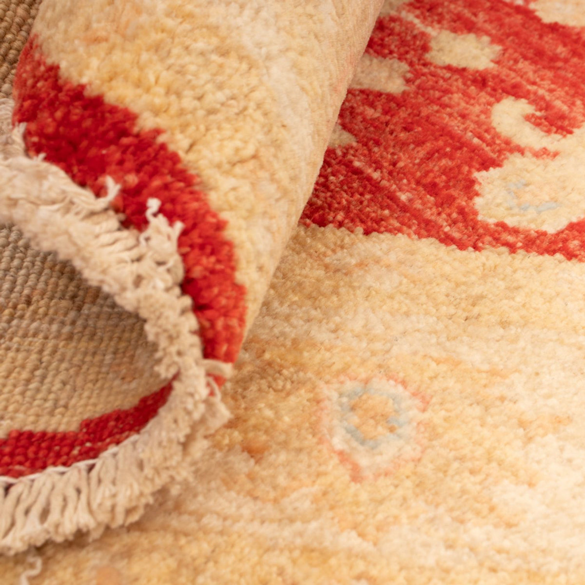 Tapis Ziegler ronde  - 99 x 96 cm - rouge