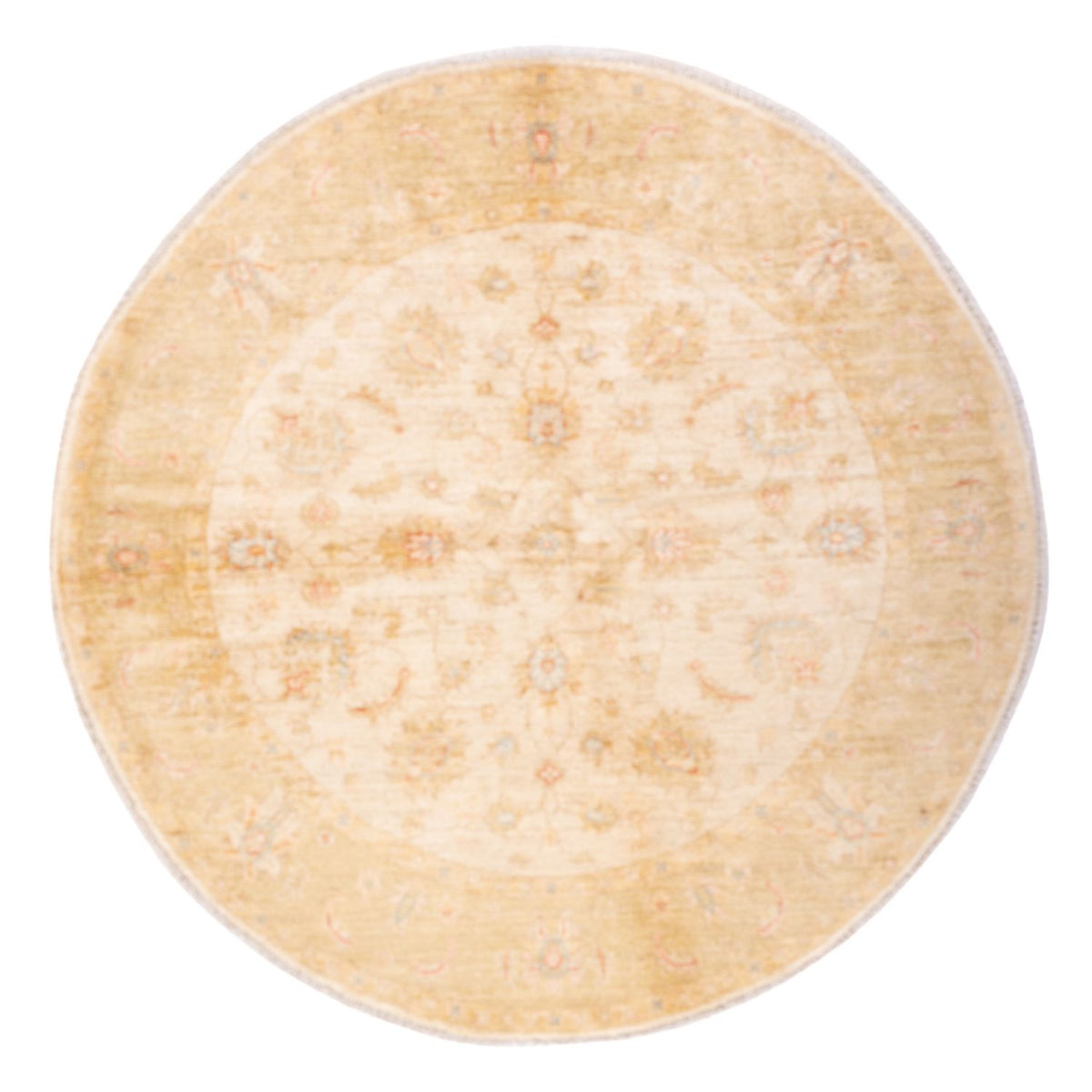 Tapis Ziegler ronde  - 150 x 149 cm - beige