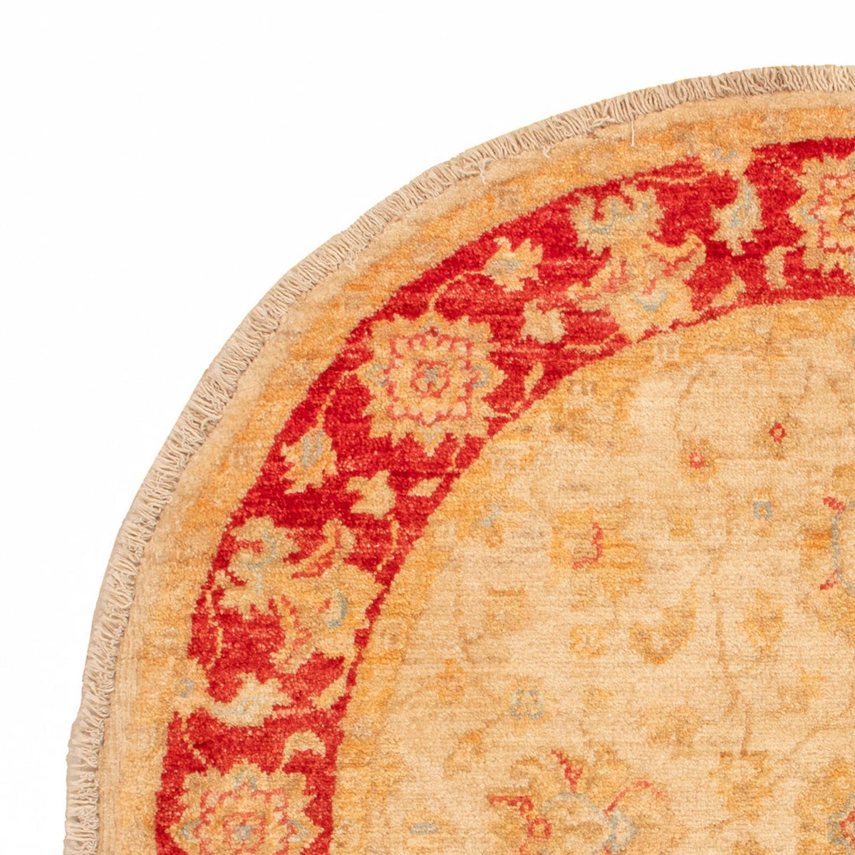 Tapis Ziegler ronde  - 100 x 99 cm - beige