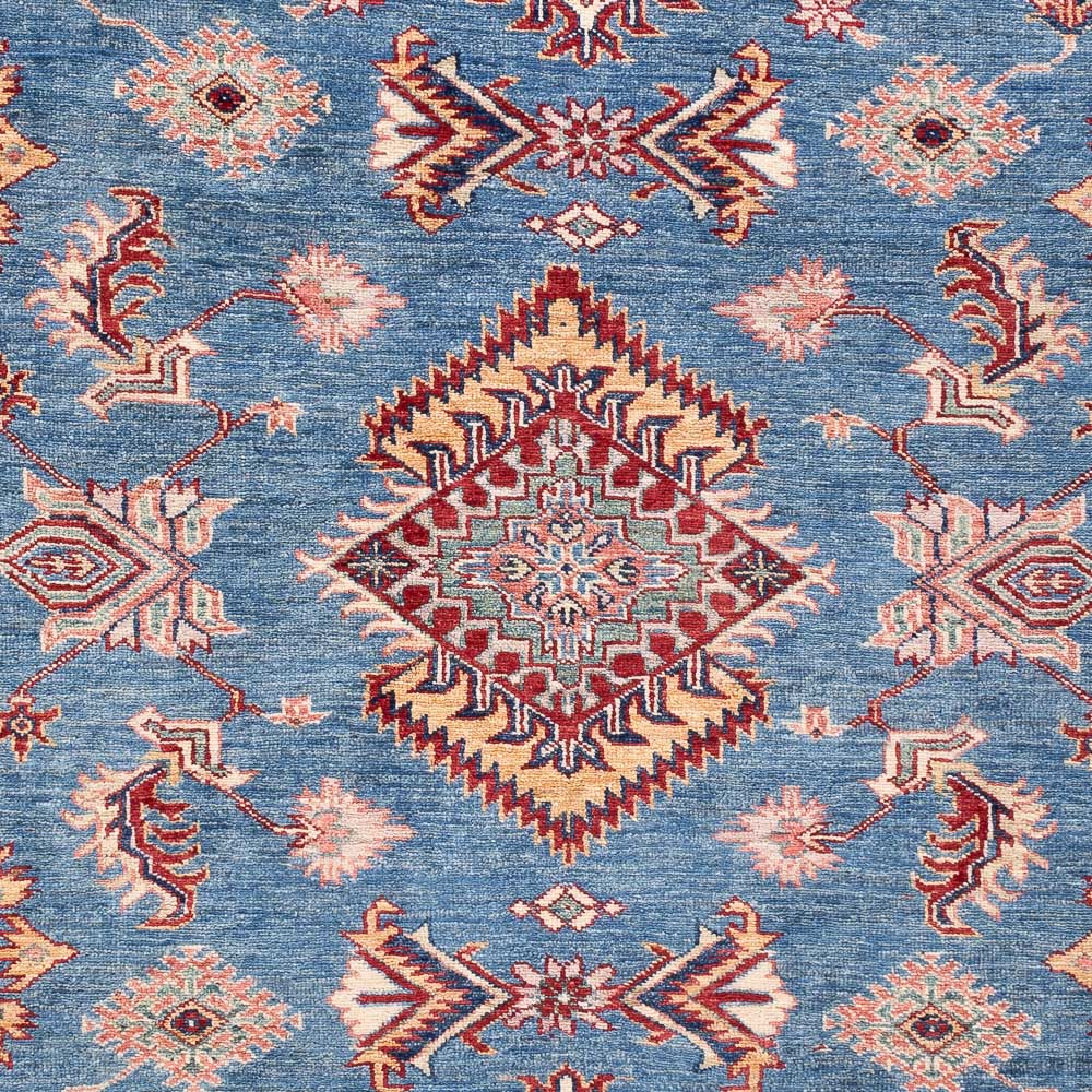 Tapis Ziegler - Kazak - 202 x 149 cm - bleu