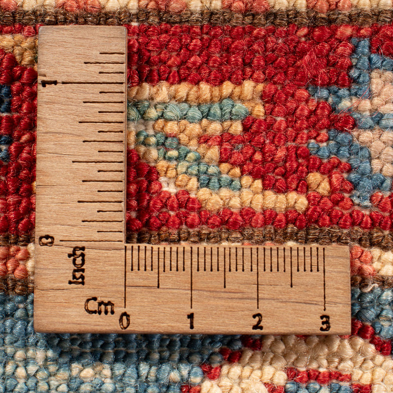 Tapis Ziegler - Kazak - 202 x 149 cm - bleu