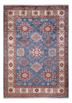 Tapis Ziegler - Kazak - 204 x 146 cm - bleu