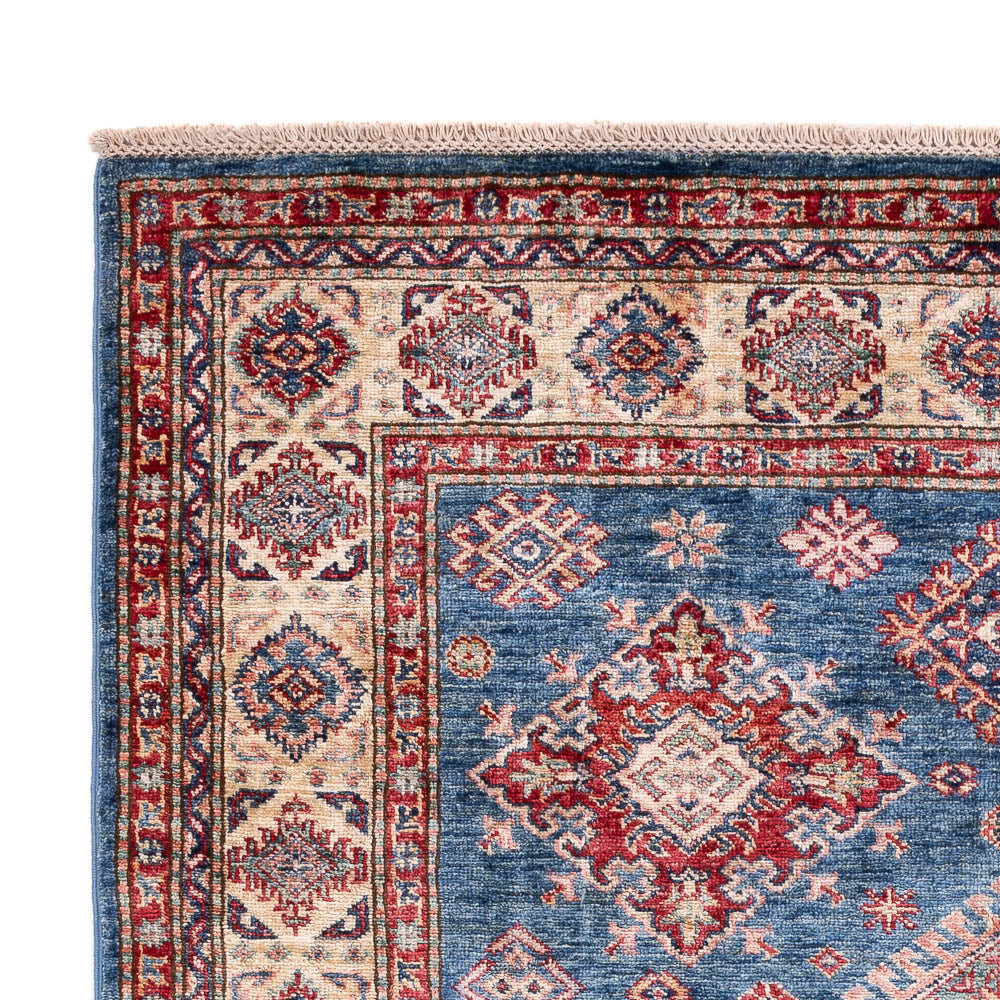 Tapis Ziegler - Kazak - 204 x 146 cm - bleu